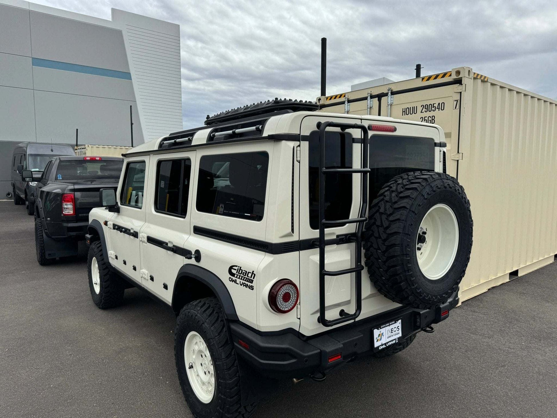 Magnetic Maxtrax Mounts on INEOS Grenadier for off-road adventures.