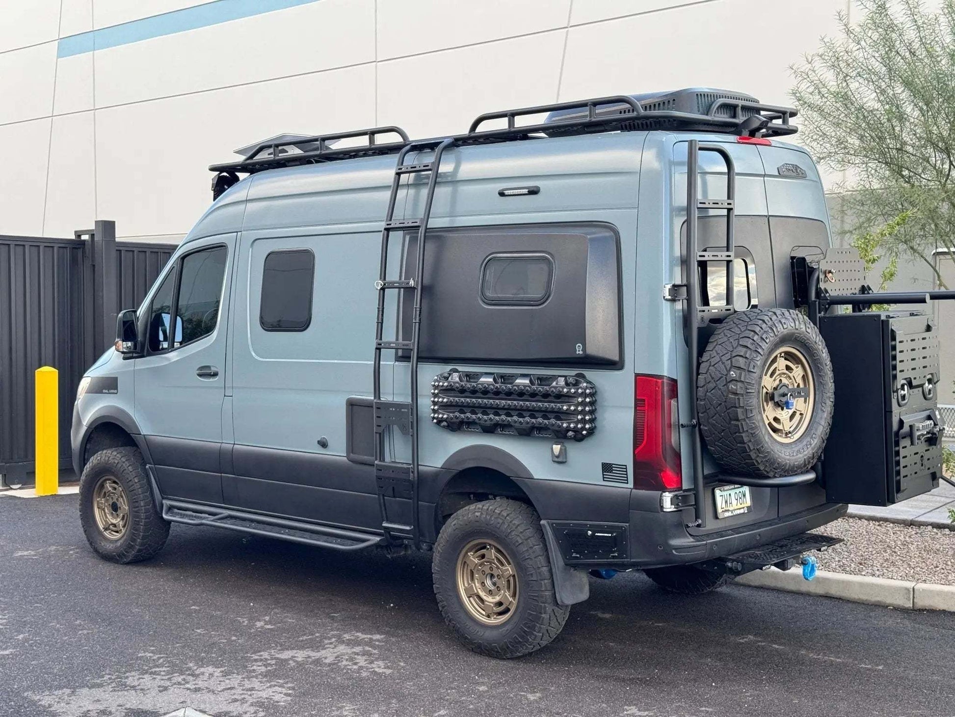 Magnetic Maxtrax Mounts on INEOS Grenadier for off-road adventures.