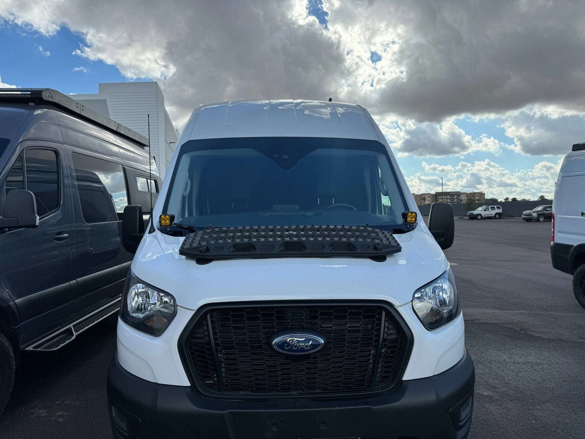 Magnetic Maxtrax Mounts on INEOS Grenadier for adventure setup.