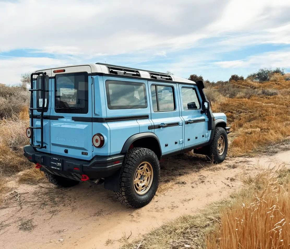 Mojo Wheels on INEOS Grenadier showcasing durability and adventure-ready design.