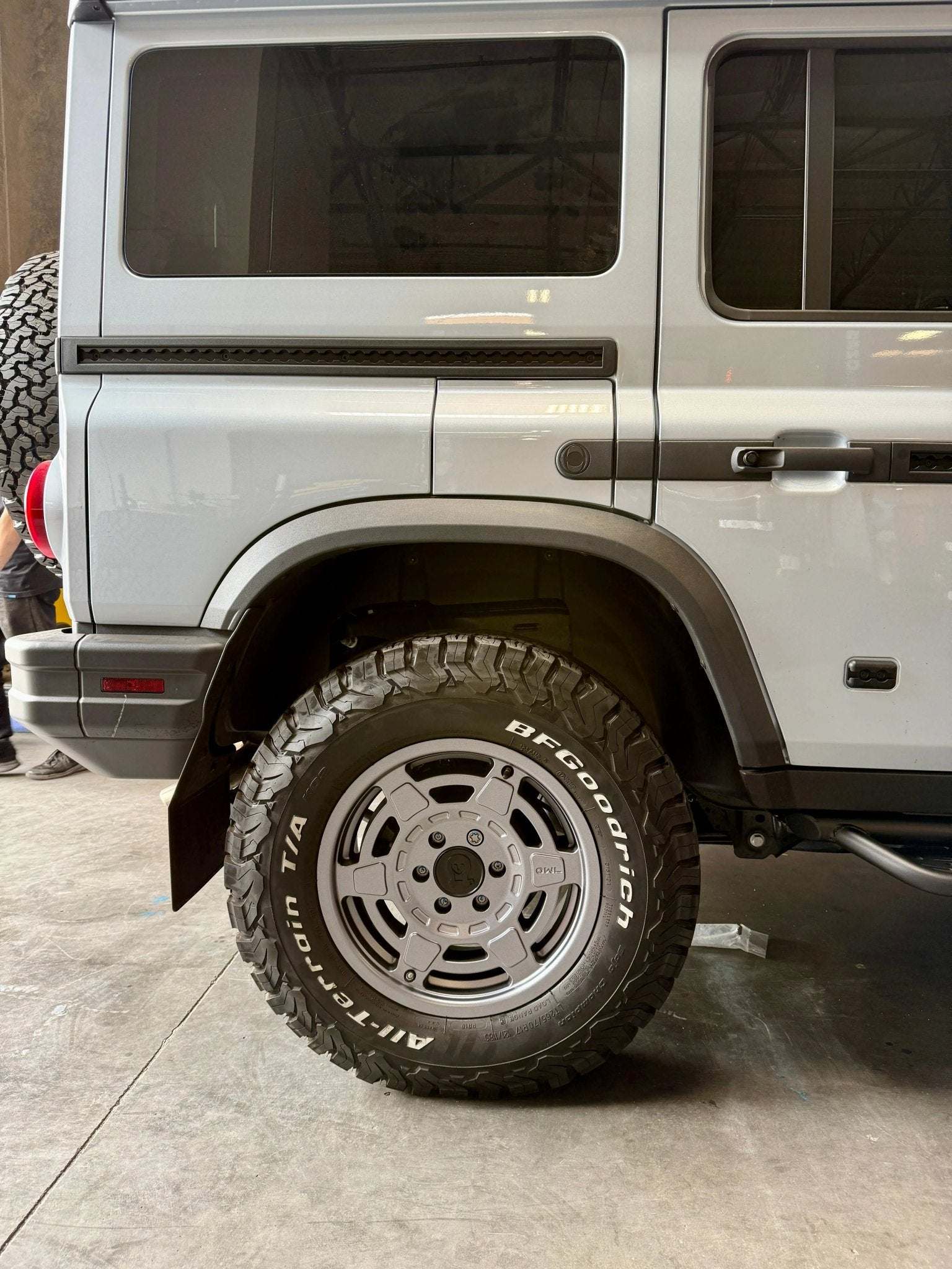 Mojo Wheels for INEOS Grenadier offering durability and a clean aesthetic, perfect for adventure and off-grid living.