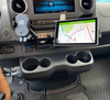 Powered Accessory Gear Rail for Sprinter enhancing dashboard setup.