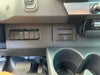 Powered Accessory Gear Rail installed in Sprinter dashboard.