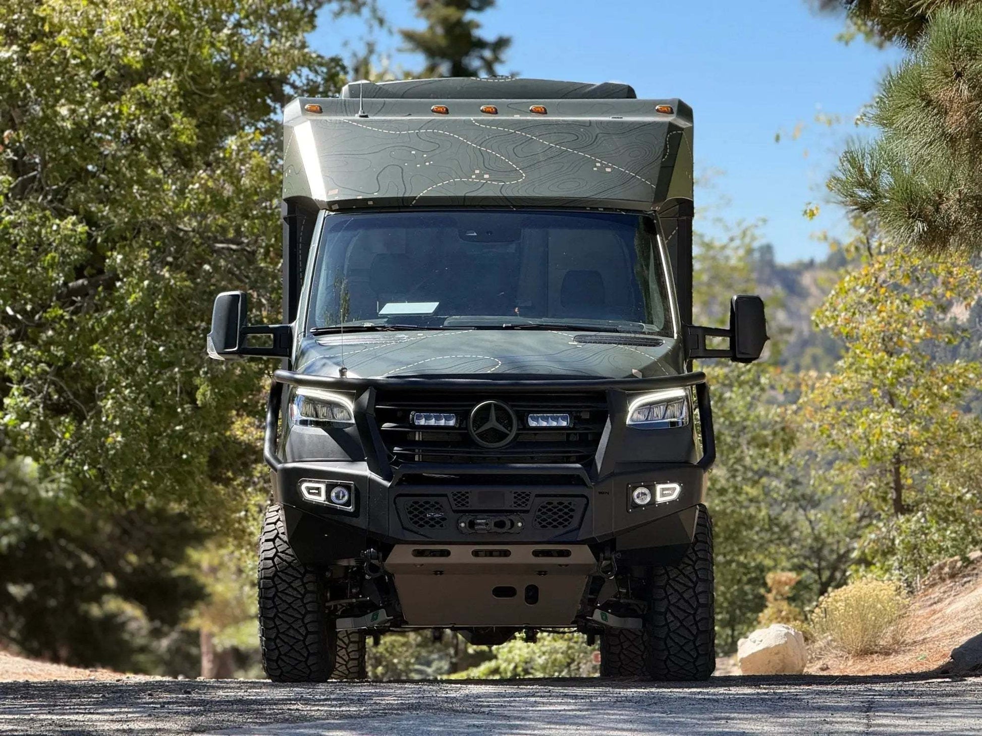 Owl Ridgeline MAX Full Coverage Bumper + Skid Plates for Sprinter - Owl Outdoors