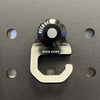 Sherpa Quick Release Hook by Reeb Gear in anodized aluminum for secure gear attachment on Sherpa panels