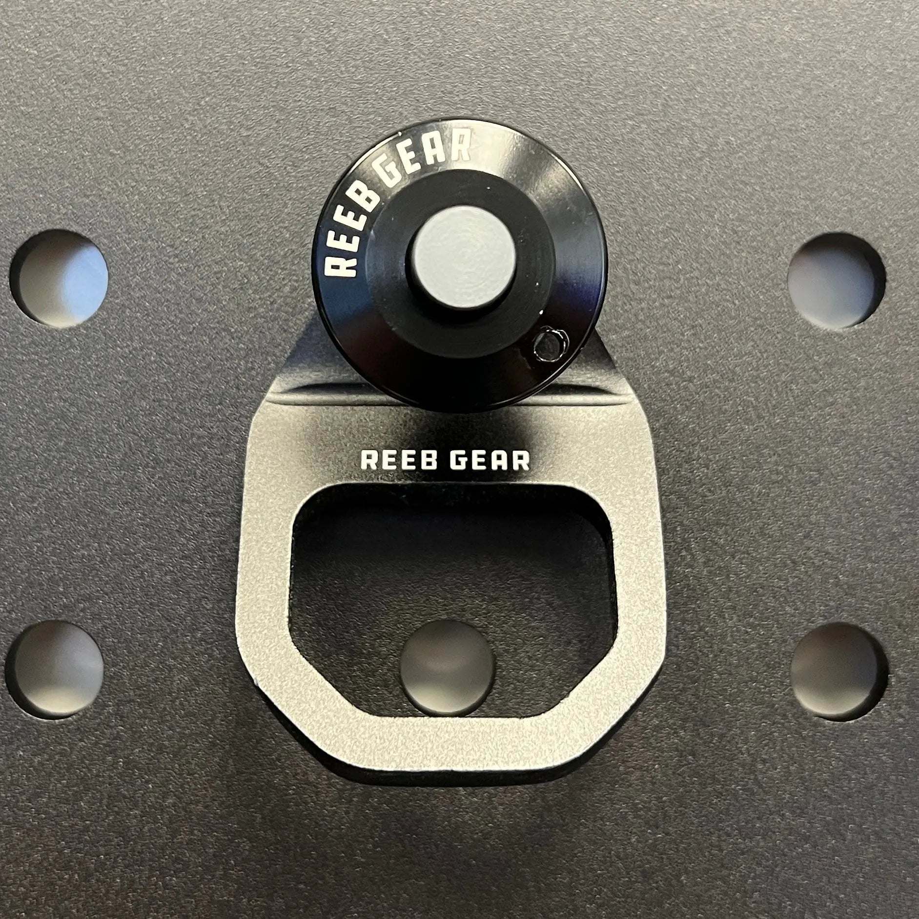 Sherpa Quick Release Hook by Reeb Gear anodized aluminum quick-release gear attachment for Sherpa panels