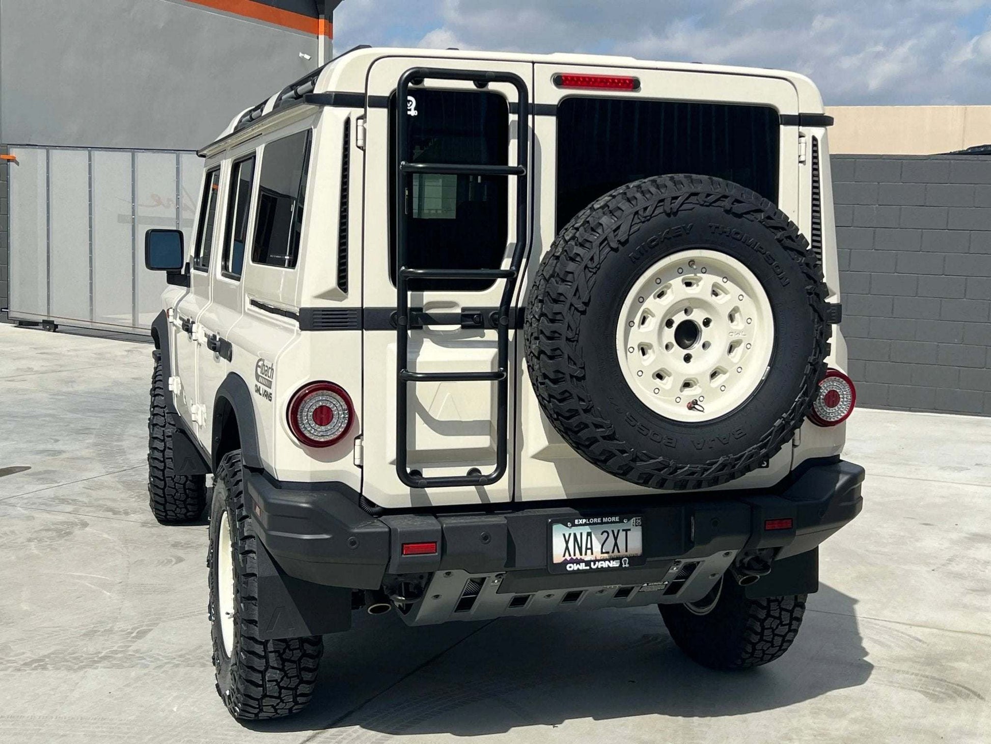 Tire Relocation Bracket installed on INEOS Grenadier for durability and seamless integration.