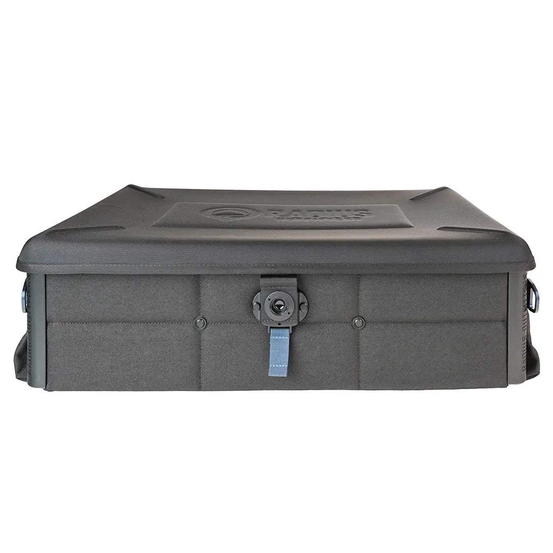 Compact and rugged Gear Box 3500 for travel, made from molded ABS with heavy-duty latches and water-resistant seal.