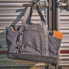 Large Gear Tote with reinforced walls, structured base, and water-resistant shell.