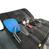 Large Utility Organizer with compartments, MOLLE-style loops, and kitchen tools for organized storage.