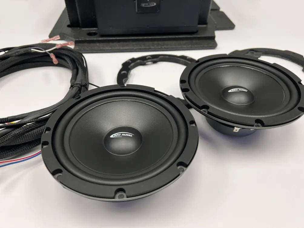 Beatbox Blackbird Stereo Upgrade 2.0 components for Winnebago Revel audio enhancement.