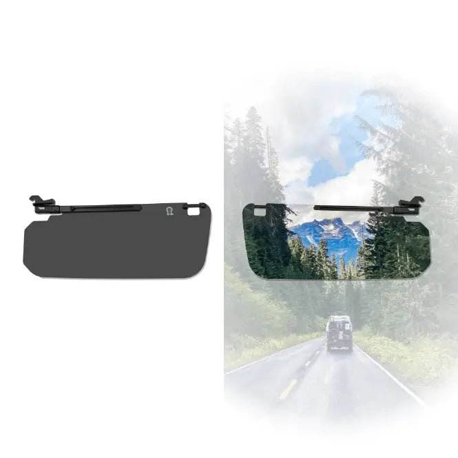 Multi Axis Sun Visor for Sprinter designed for adventure and durability.