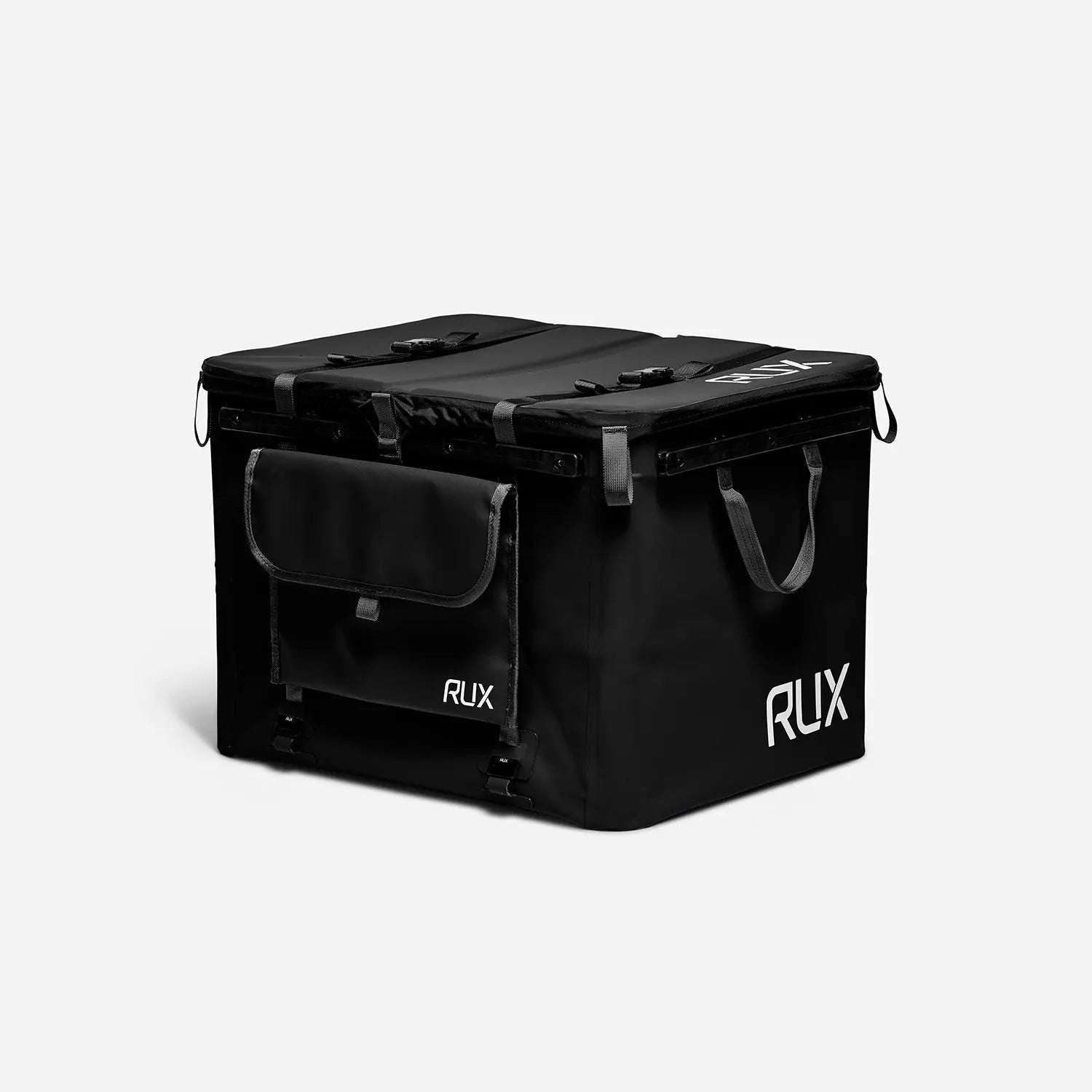 3L Pocket Modular Utility Pouch attached to RUX Gear Box for adventure setup.