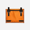 Orange 3L Pocket Modular Utility Pouch for gear boxes and totes, featuring durable straps and clips for secure attachment.