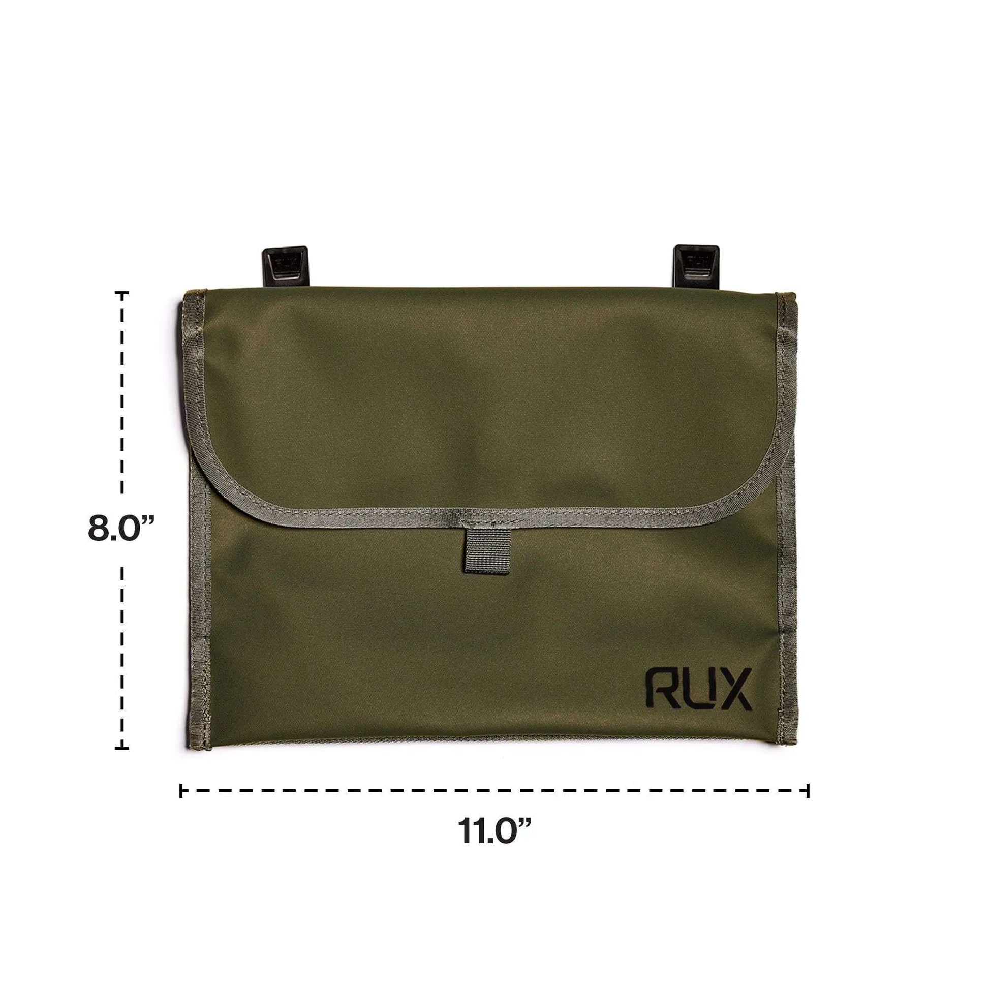 3L Pocket Modular Utility Pouch for Gear Box and Tote, durable green pouch for adventure gear.