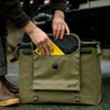 3L Pocket Modular Utility Pouch attached to a gear box for outdoor adventure.
