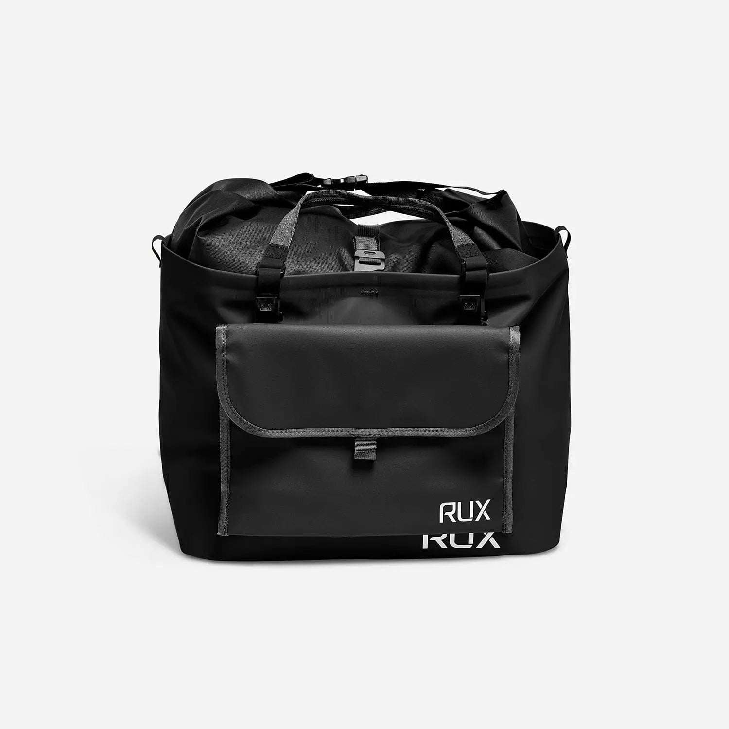 3L Pocket Modular Utility Pouch attached to a black gear box tote.