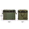 70L Storage Bag with durable design and dimensions 19.5" x 13.8" x 15.7" for adventure use.