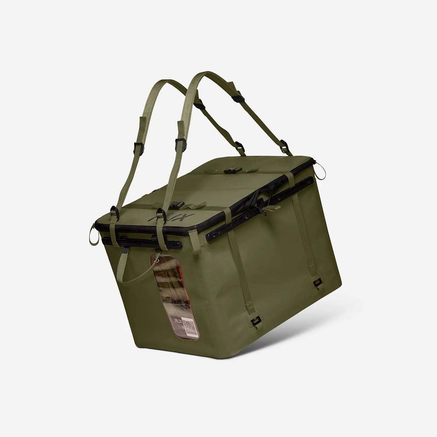 70L Storage Bag for adventure, durable with clean aesthetic, ideal for off-grid living and overland setups.