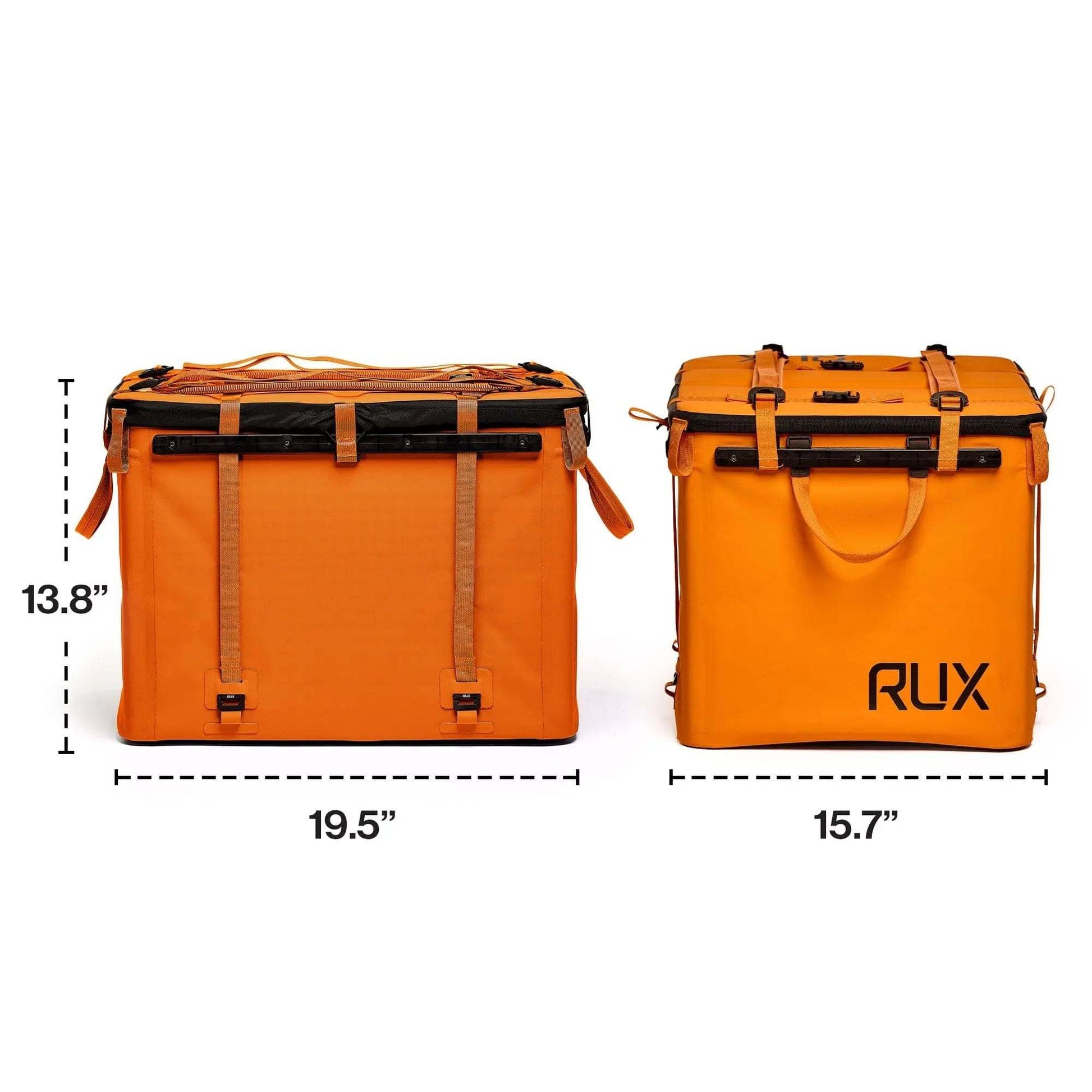70L Storage Bag by RUX, durable and versatile for adventure, measuring 13.8" x 19.5" x 15.7".