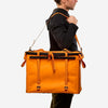 70L Storage Bag carried by a person, designed for durability and adventure.