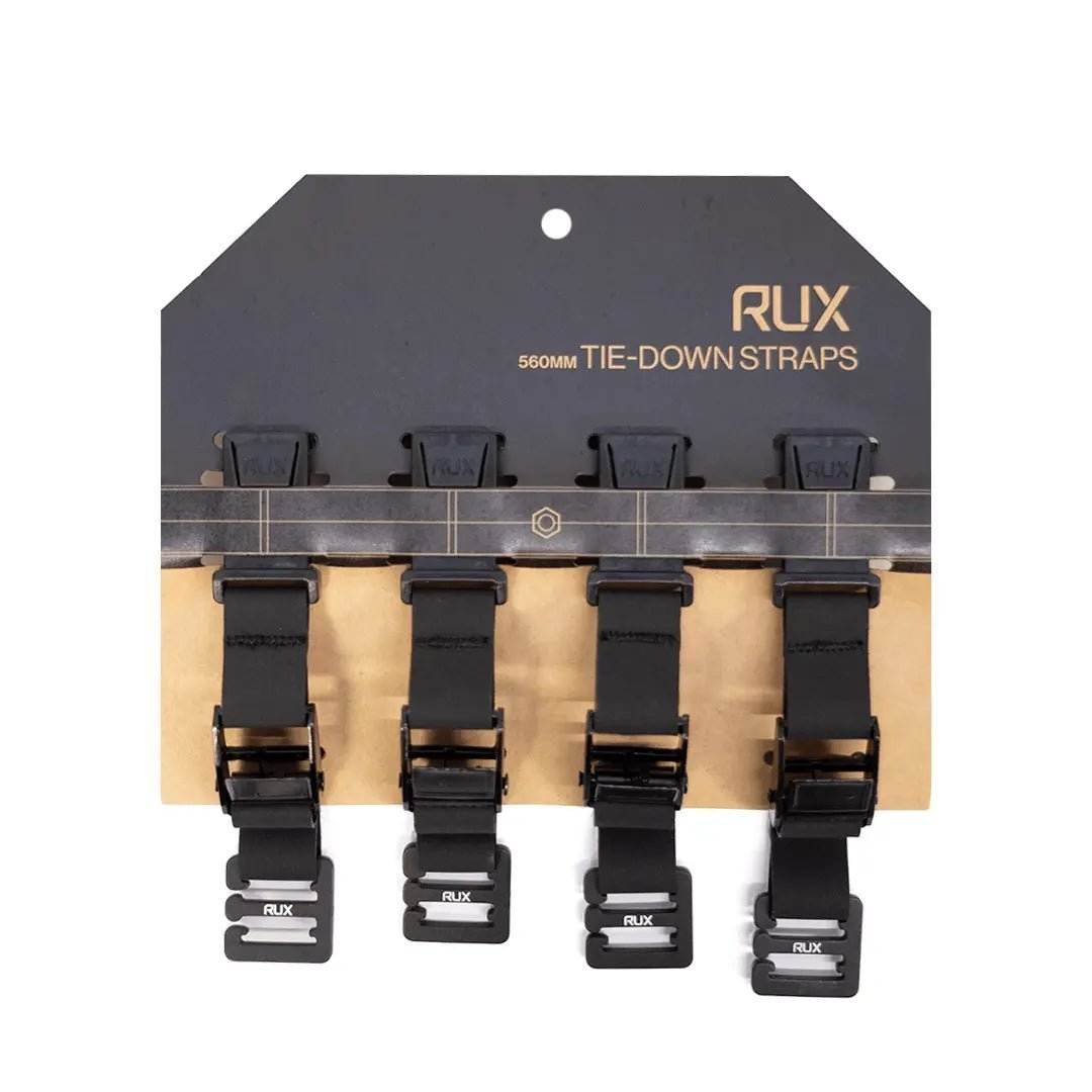 Tie-Down Straps for adventure utility and durability by RUX.