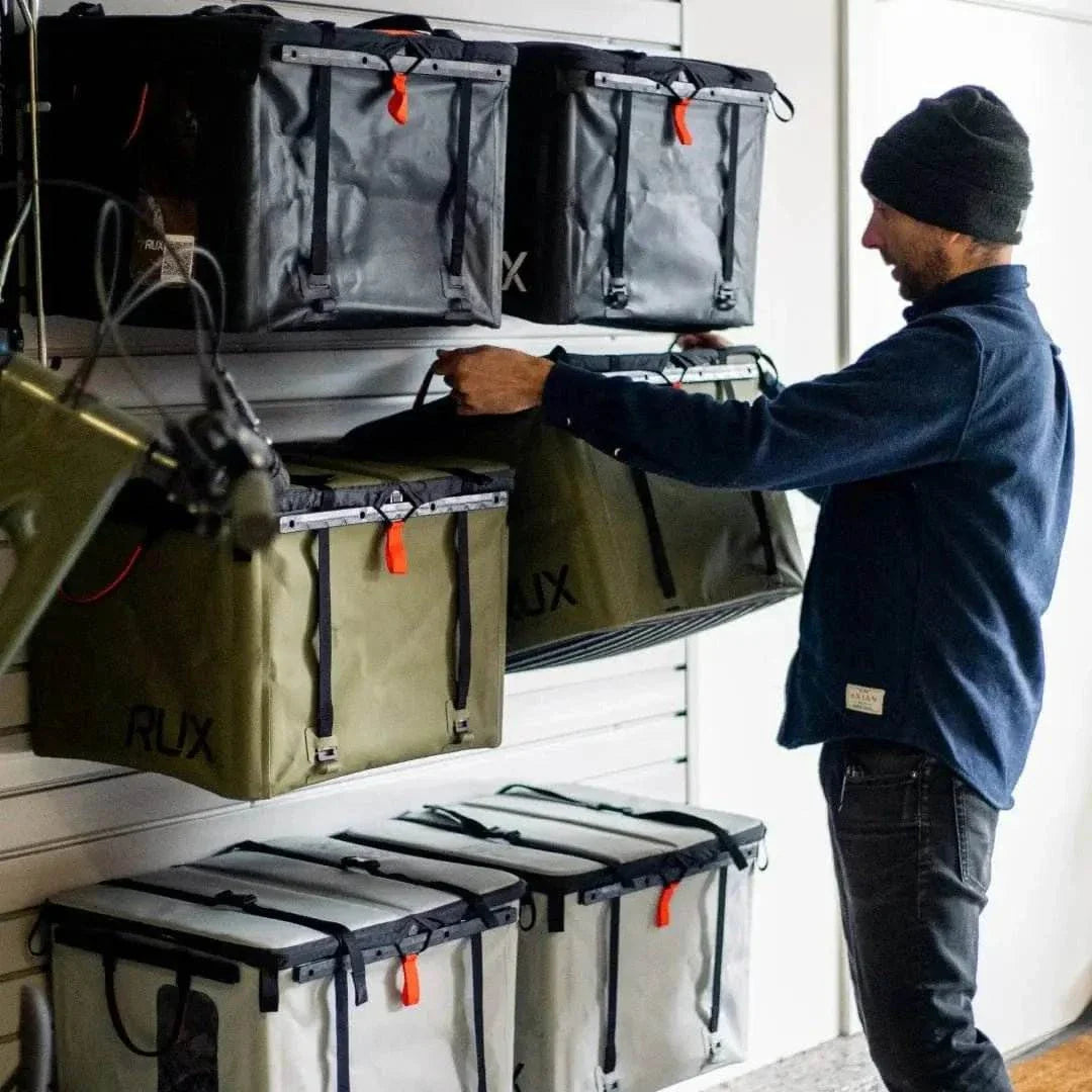 Utility Hooks for organizing gear, designed for durability and seamless integration in overland setups.