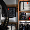 Utility Hooks for organizing gear in an adventure-ready setup.