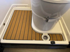 Shower mat in RV bathroom, durable and high-performance design.