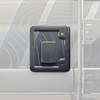 Toilet/Cassette Active Charcoal Vent System mounted on vehicle exterior for off-grid use.
