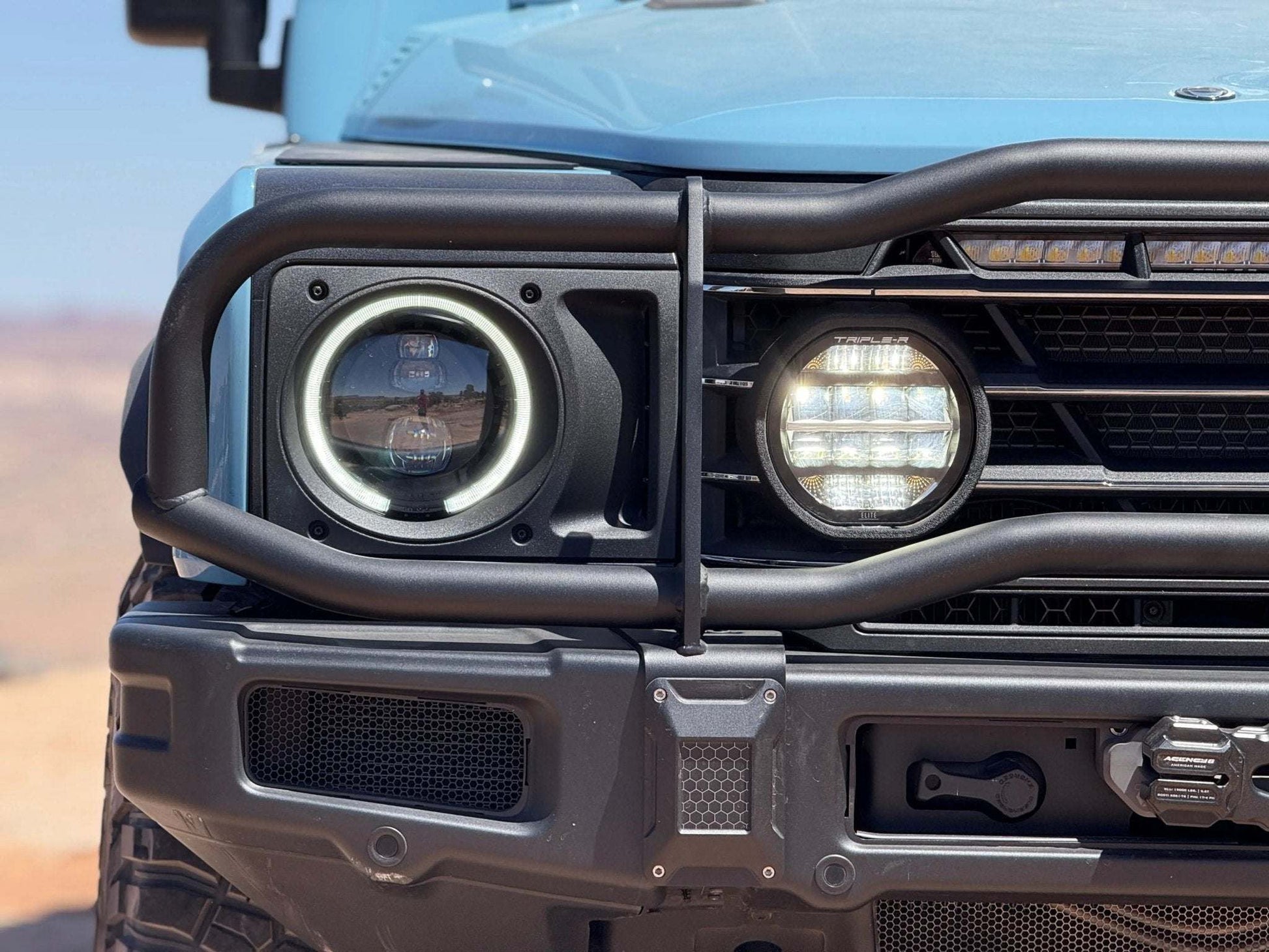 Triple - R 7" Grille Light Kit for INEOS Grenadier - Owl Outdoors