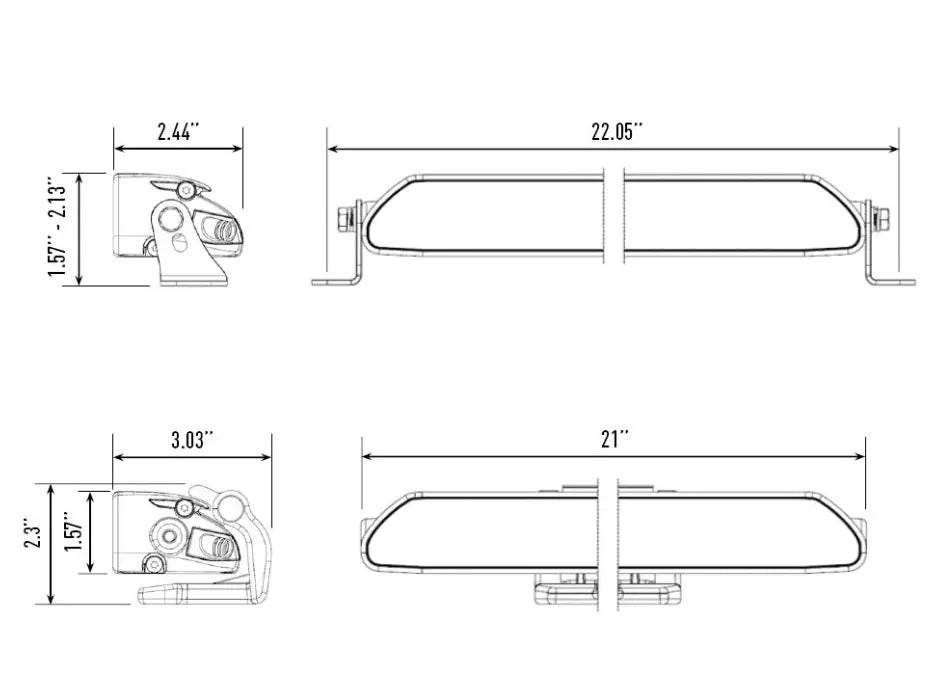 Triple - R Linear 18 (21") Elite Light Bar - Owl Outdoors