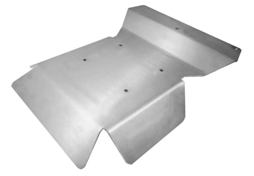 Transmission + Transfer Case Skid Plate for 2007-2022 4x4 Sprinter, 6061-T6 aluminum, protects drivetrain.