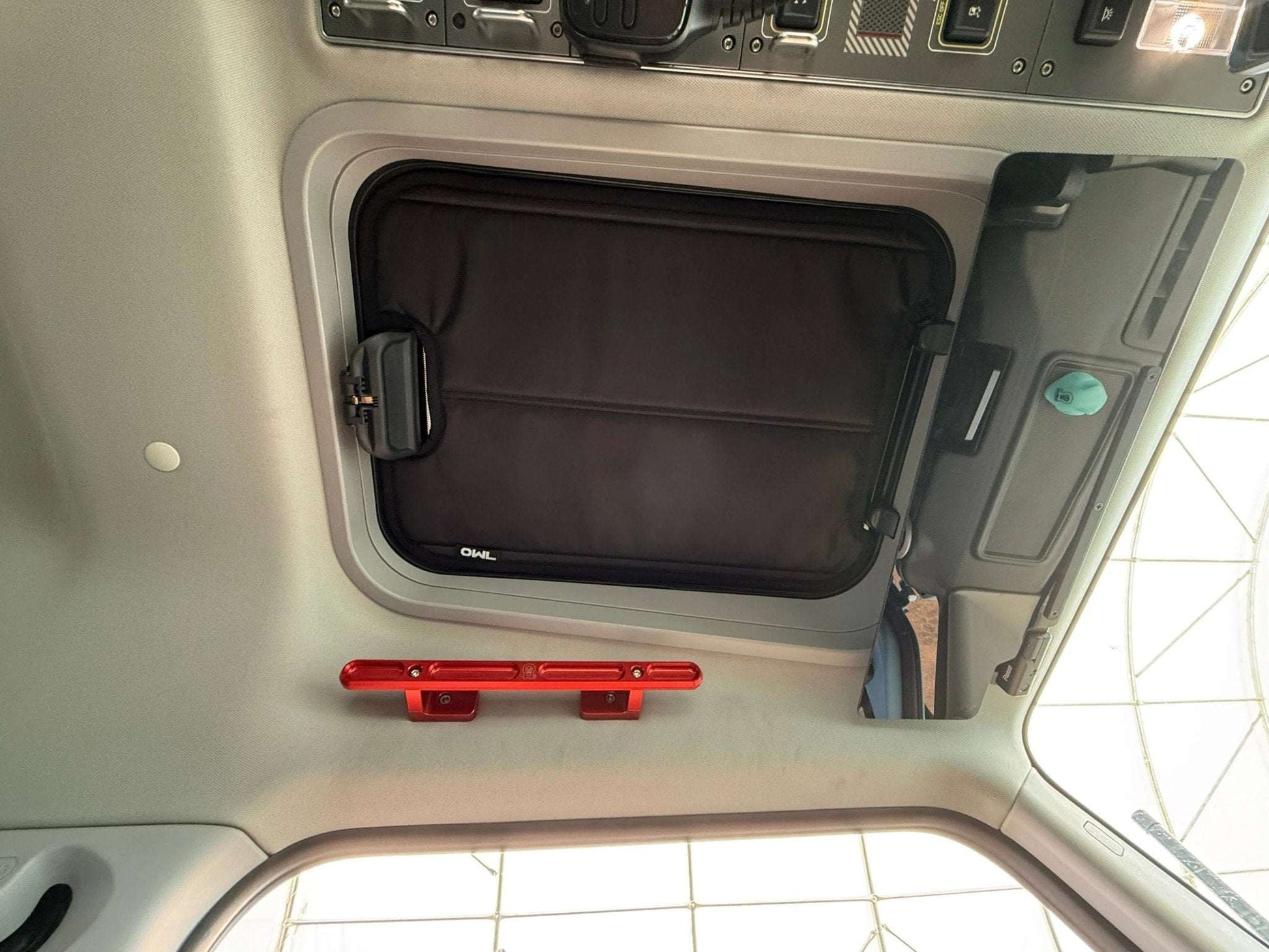 Safari Insulated Window Shades for INEOS Grenadier installed in vehicle interior.