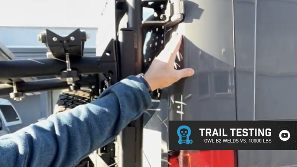 TIG welds vs. 10,000 Pounds: How Strong Is the Owl B2?