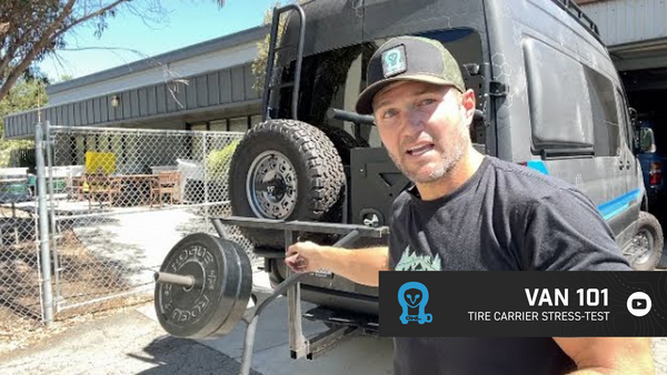 How Strong Are Van Tire Carriers? Let's Destroy Them for Science