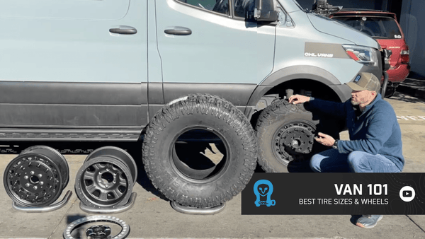 A Beginner’s Guide to Sprinter Van Tires, Wheels, Offsets, and Spacers - Owl Outdoor