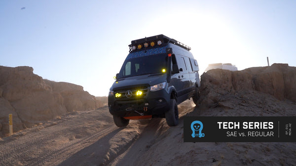 Owl Sprinter Van Tech Series: SAE vs Off-Road Lighting - Owl Outdoor