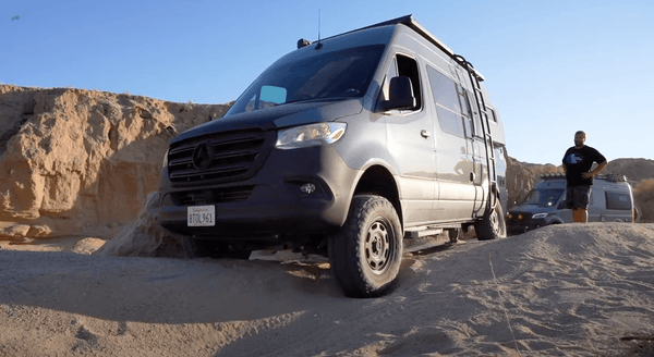 Sprinter van off-roading