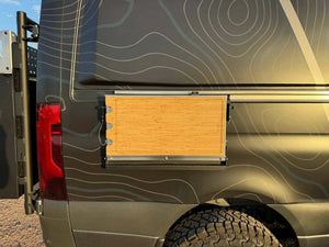Trax Table from Owl on Sprinter Van