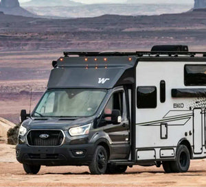 Ford Transit Ekko Roof with durable accessories for off-road adventure and enhanced comfort