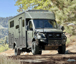 Winnebago Ekko interior with Teton Rear Carrier System and ladder accessories for adventure and durability