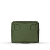 10QT Rugged Cooler in olive green with cup holders and durable design for daily use and adventure
