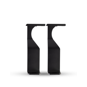 128L Rigid Mount black powder-coated steel brackets for mounting 128L Rugged Case on roof racks or flat surfaces