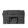 128L Rolling Rugged Case with durable LLDPE shell, nylon handles, steel latches, poly wheels, and dust/water resistant seal for heavy-duty storage and transport
