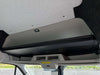 Transit Headliner Shelf with Curtain Rod installed inside vehicle ceiling for durable storage and utility