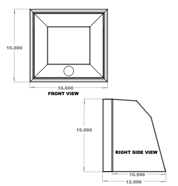 16" Upper Cabinet - Owl Vans