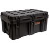 160L Rugged Case black heavy-duty storage box with lockable latches for camping gear and truck bed utility use