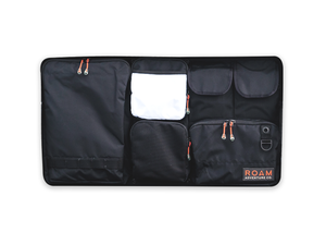 160L Lid Organizer black nylon case insert with multiple zippered and mesh compartments for rugged cases