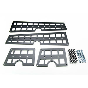 GRIDS for Sprinter Lock Box black powder-coated aluminum mounting panels with hardware set for 170-inch wheelbase Sprinter vans